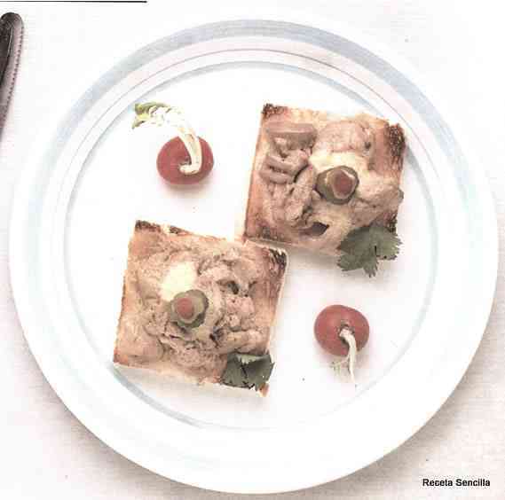 Canapés de hÃgado de raya Canapés de hÃgado de raya