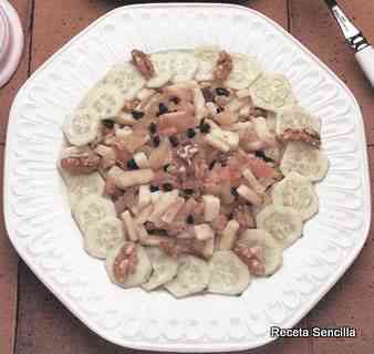 Ensalada de apio con pasas