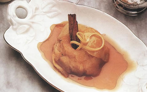 Manzana a la canela