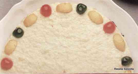 Tarta de limÃ³n, queso y frutas de colores